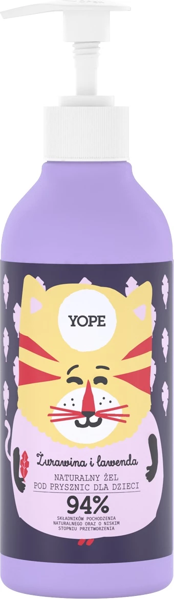 Xhel dushi për fëmijë Yope Cranberry & Lavender 400ml