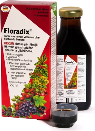 Tonik organik me hekur Salus FLORADIX, 250 ml