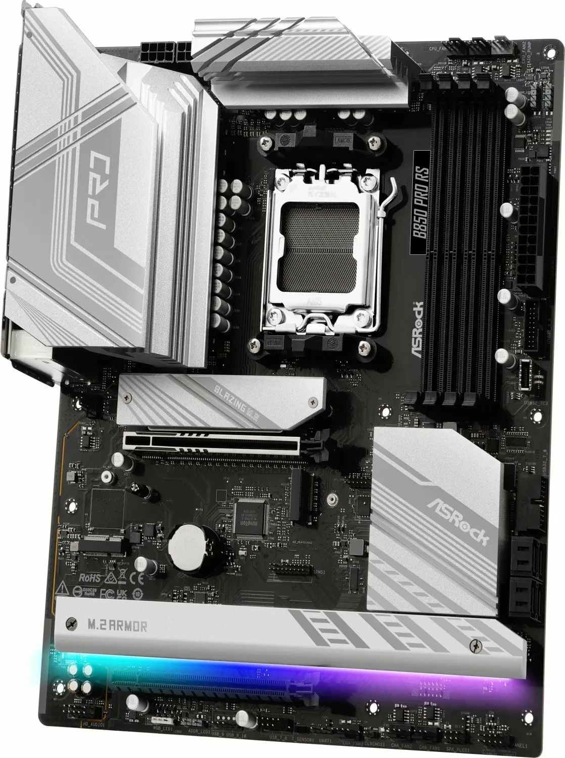 Pllakë amë ASRock B850 PRO RS ATX DDR5 deri 256GB