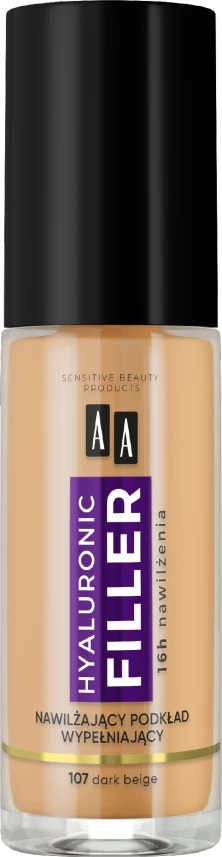 Fondatinë për femra AA Make Up Filler Foundation Filling Wrinkles 107 Dark Beige, 30ml