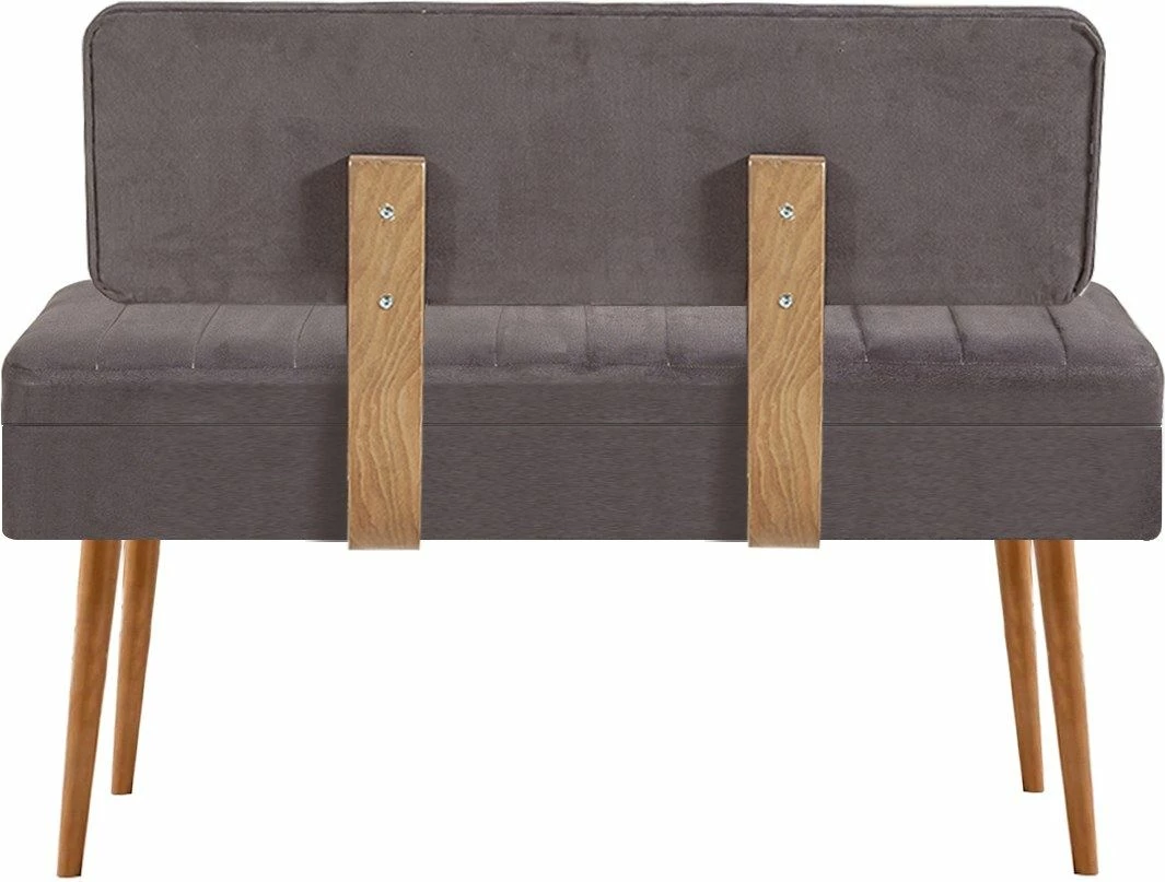 Tavolinë me karrige, set 5 pjesësh, zgjatshme, Hanah Home Vina 0701-4, anthracite, atlantic