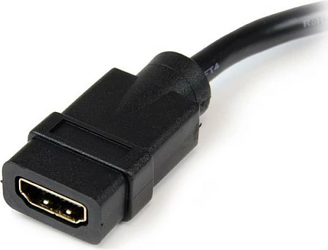 Adapter kabllo HDMI Female në DVI-D Male StarTech HDDVIFM8IN, 0.203 m, 1920x1200, e zezë