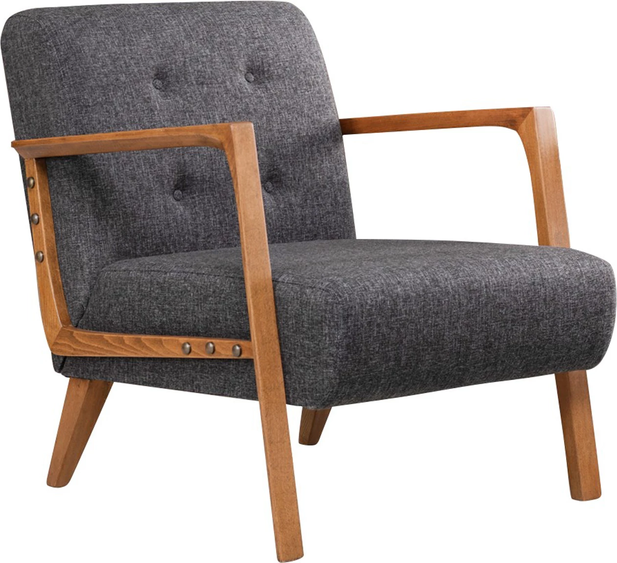 Karrige Wing Atelier del Sofa, Kemer, ngjyrë gri e errët