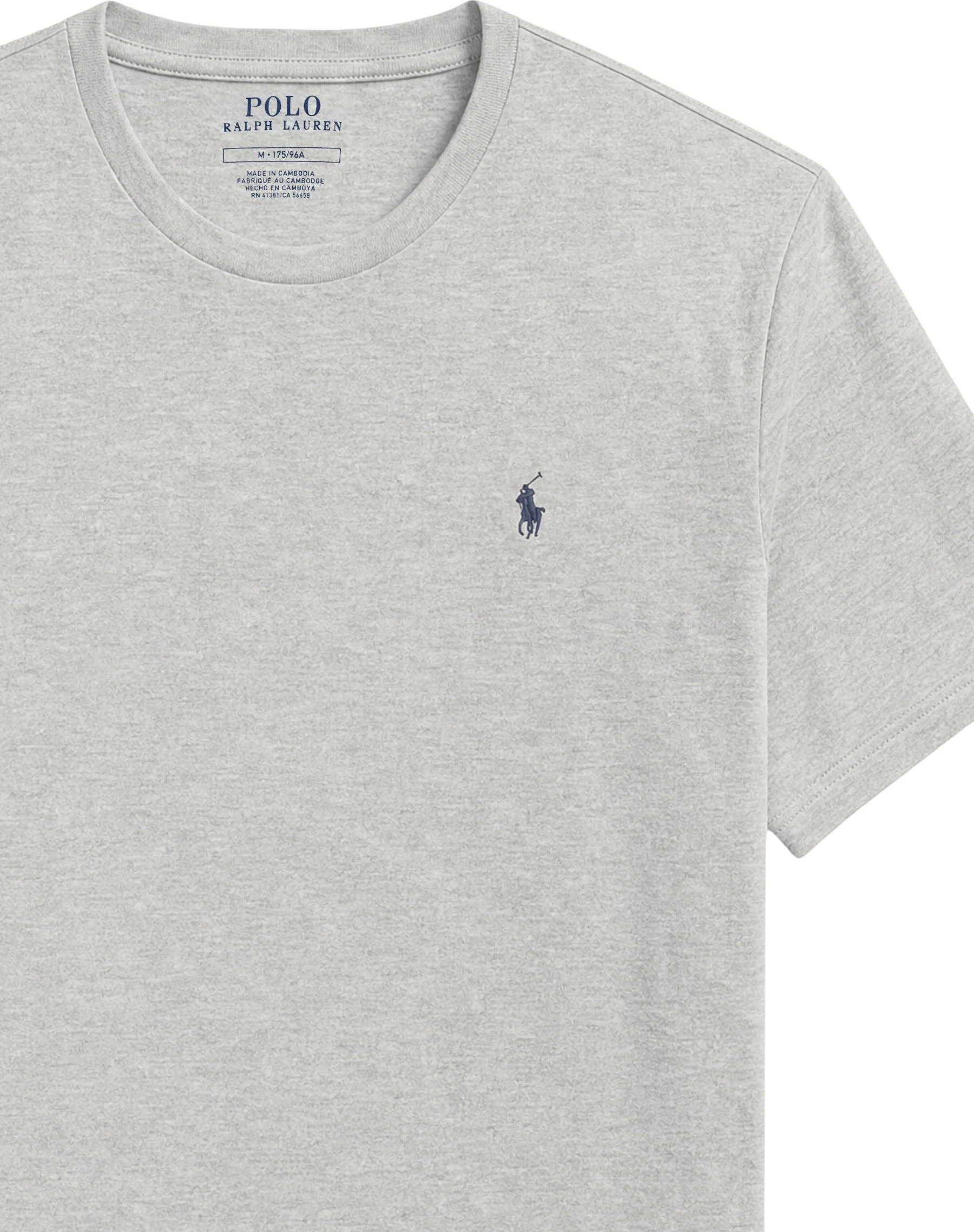 Maicë për meshkuj Ralph Lauren S/S Crew Sleep Top, gri [Madhësia: XXL]