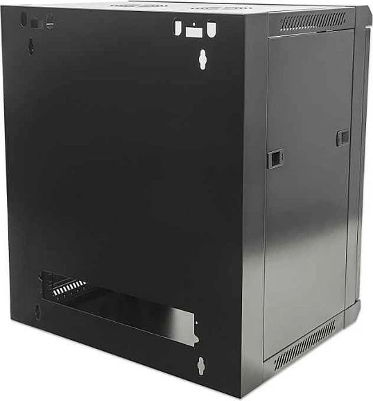 Kabinet rrjeti Intellinet 19", 6U, 450mm thellësi, montim në mur, derë xhami, i zi