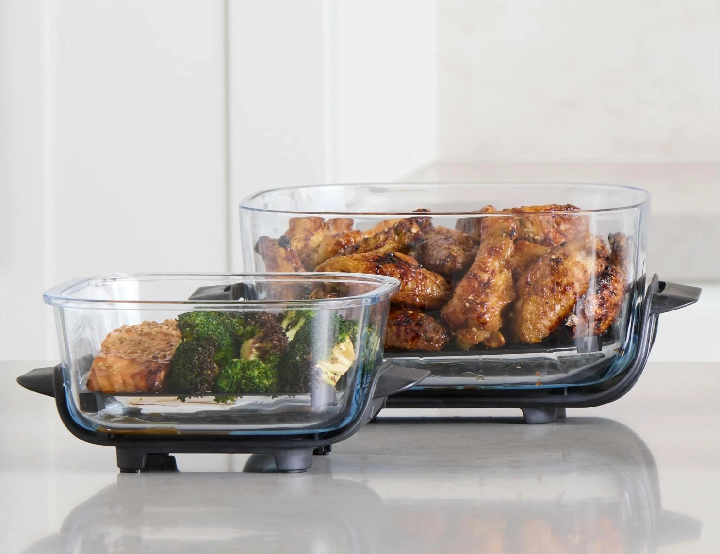 Fryer pa yndyrë Ninja Crispi FN101EU, 3.8L, touchscreen, gri