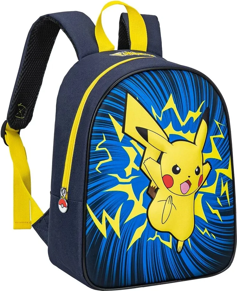 Çantë shpine La Plume Doree Pokemon Pikachu Junior EVA 3D 32 cm, blu