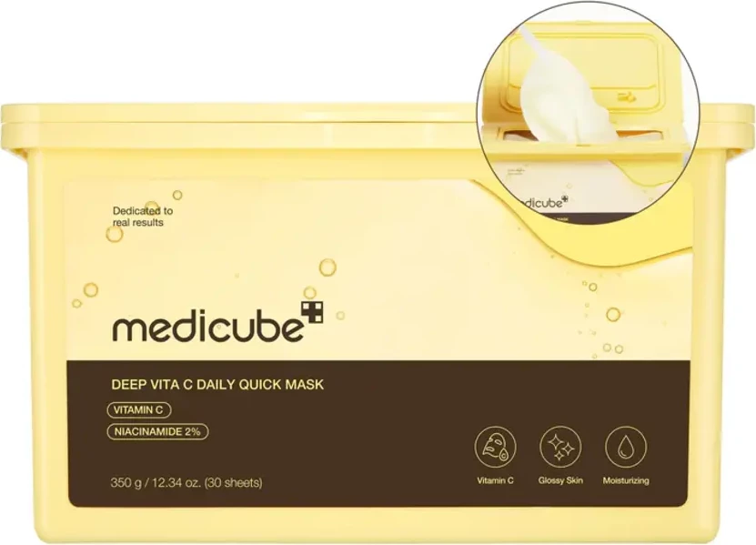 Medicube *Deep Vita C* - Cellulose mask with vitamin C Daily Quick - 30x