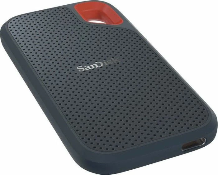 SSD ekstern SanDisk Extreme Portable V2 1TB USB-C, zi/portokalli
