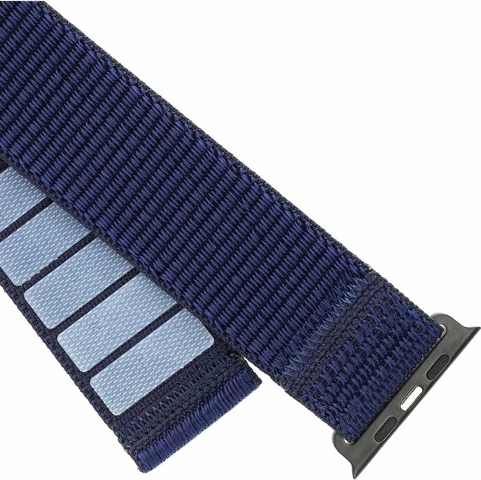 Rrip najloni sportiv për Apple Watch Fixed FIXNST2-436-DBL 38/40/41mm 160-210mm, blu e errët