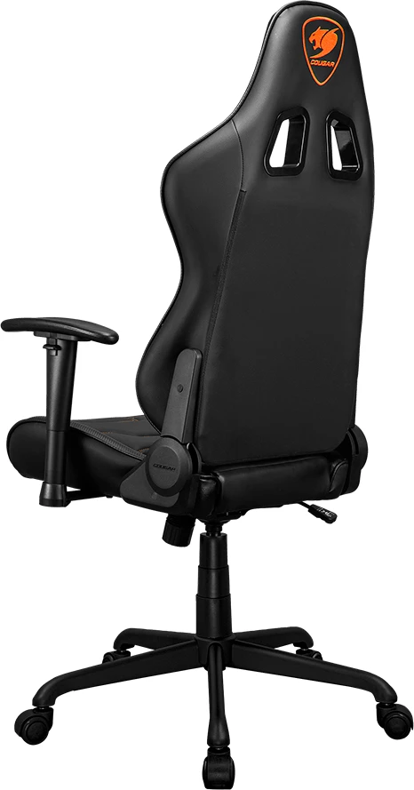 Karrige gaming COUGAR Armor Elite, mbështetëse krahu 2D, 160°, deri 120 kg, e zezë/portokalli