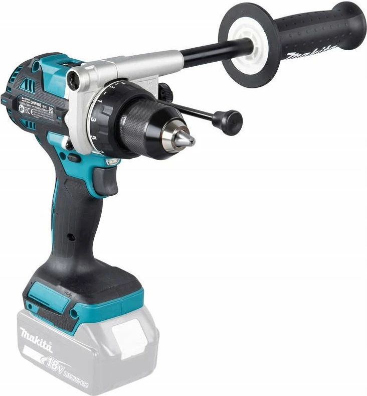 Trapan udarës pa kabllo Makita DHP492Z 18V, motor brushless, mandrinë 13 mm, vetëm trup (pa bateri/karikues), blu/zi
