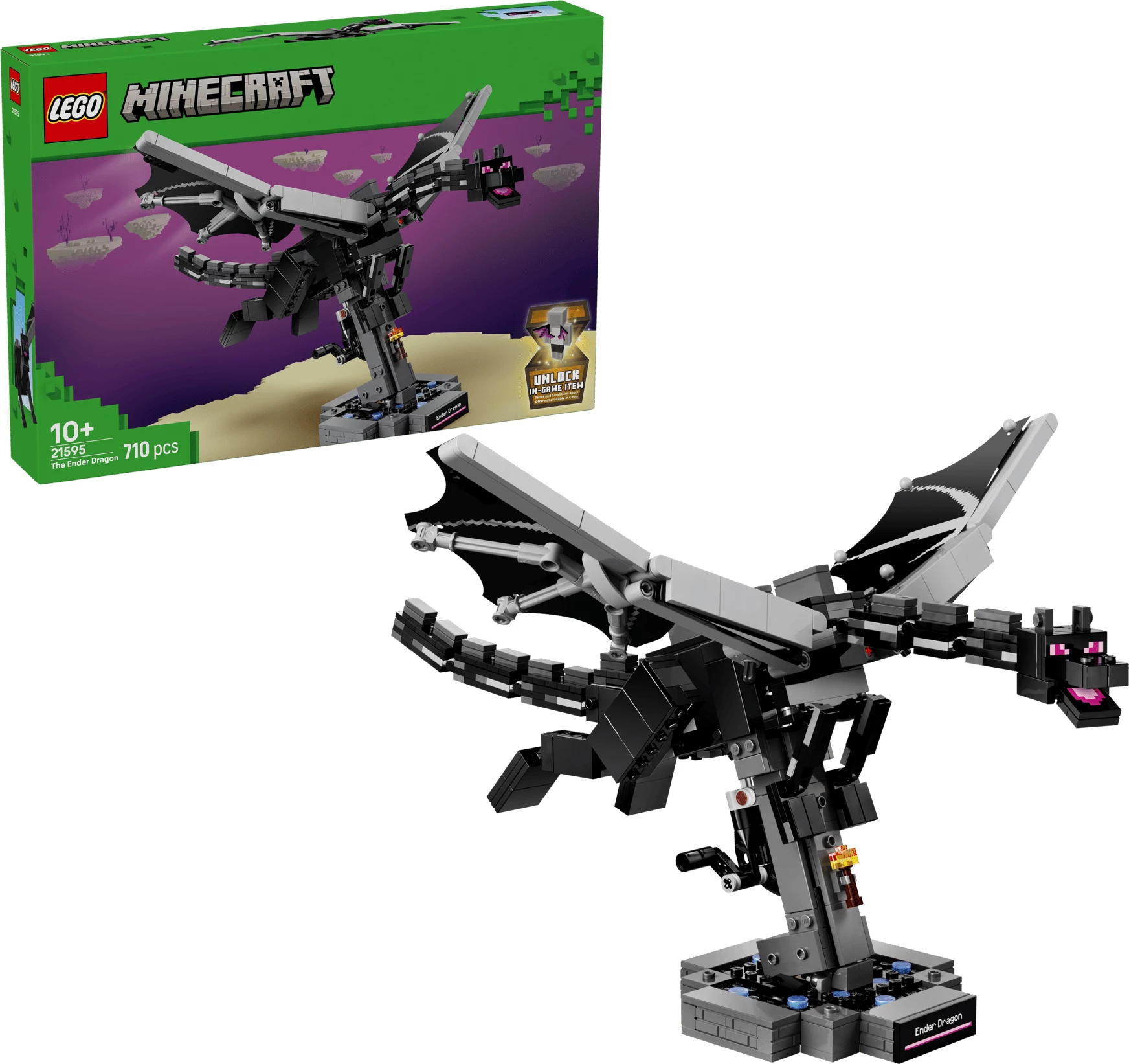 Set LEGO, LEGO Minecraft The Ender Dragon 21595, 710 copë, zi