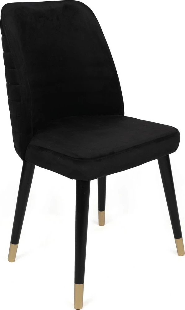 Set karrigash (2 copë), Hanah Home, Hugo-366 V2, ngjyrë e zezë dhe ari