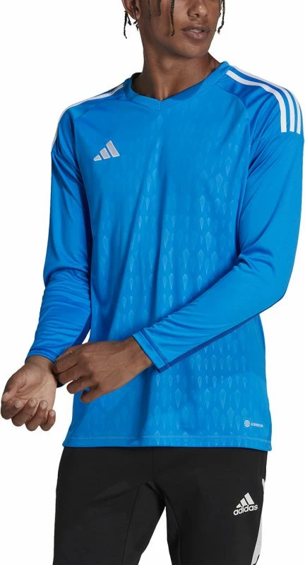 Fanellë për portierë adidas Tiro 23, me mëngë të gjata, blu
