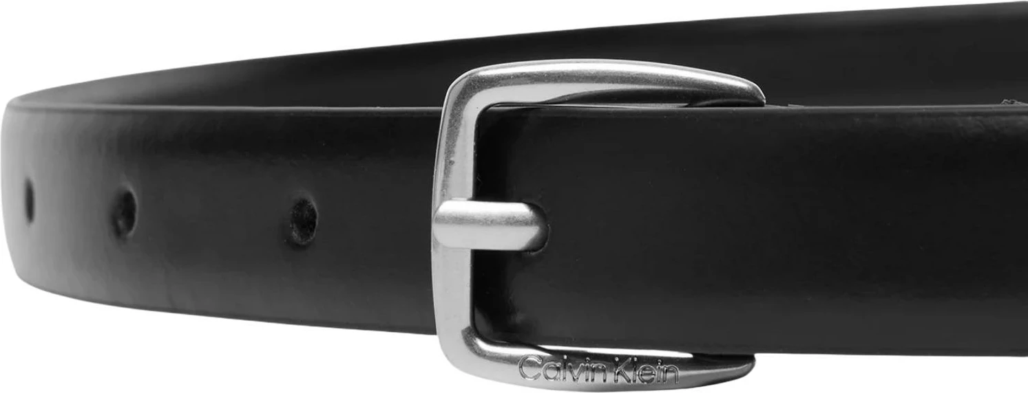Rrip lëkure për femra Calvin Klein Essential Buckle 20mm LV04F7111G, i zi [Madhësia: 80]