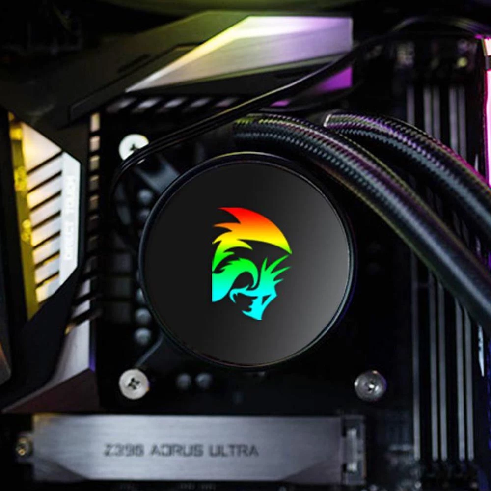 Ftohës uji për CPU Redragon CCW-3000 X, radiator 240mm, 2x120mm RGB