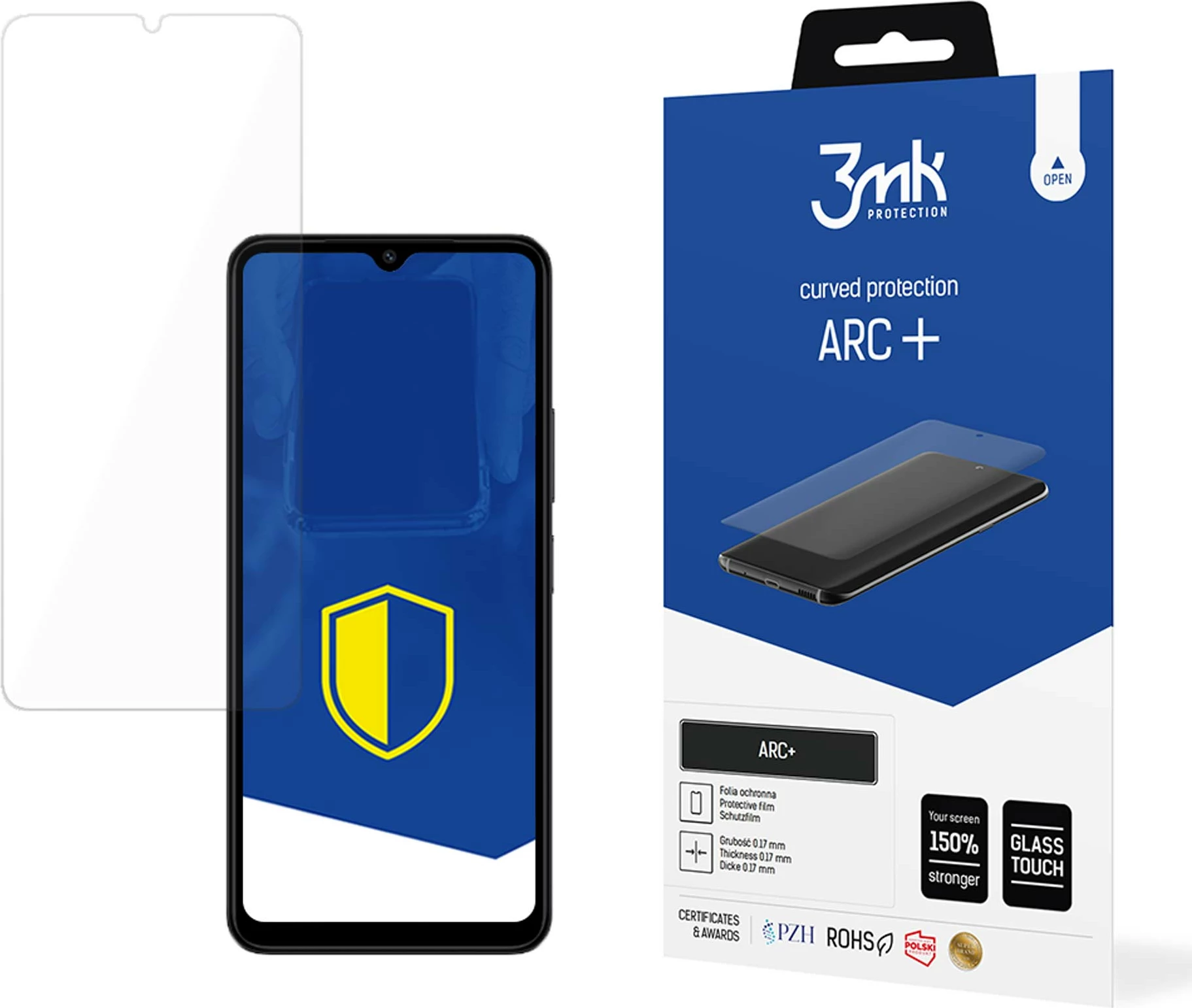 Folje mbrojtëse për ekran 3mk ARC+ për Xiaomi Redmi A3
