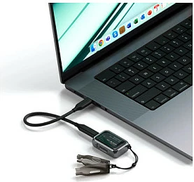 Kasë USB-C mini për NVMe SSD Satechi, 2230, alumin, gri