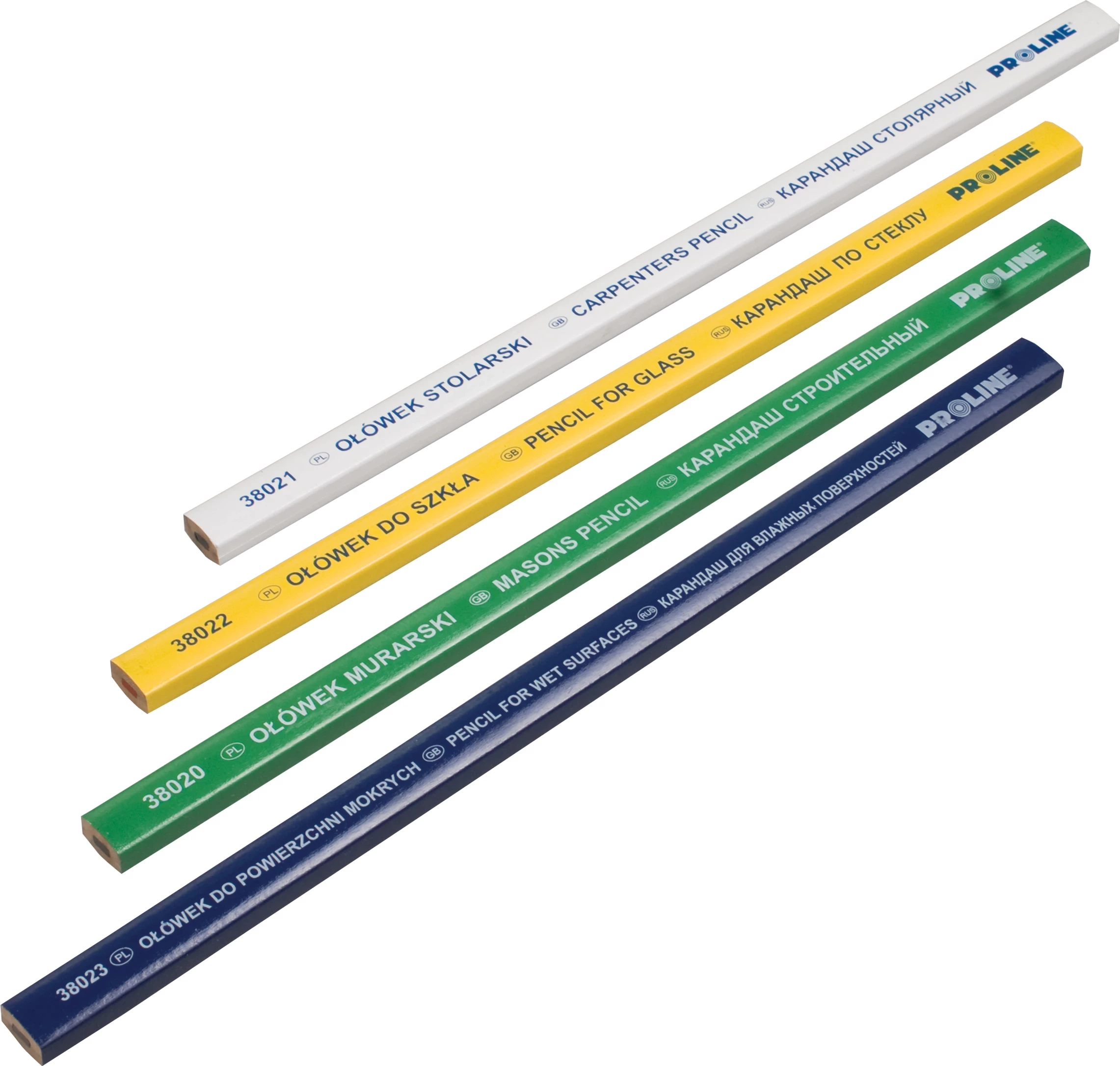 Shkumës shënjues për murator PROLINE 38020 240 mm i fortë, gjelbër