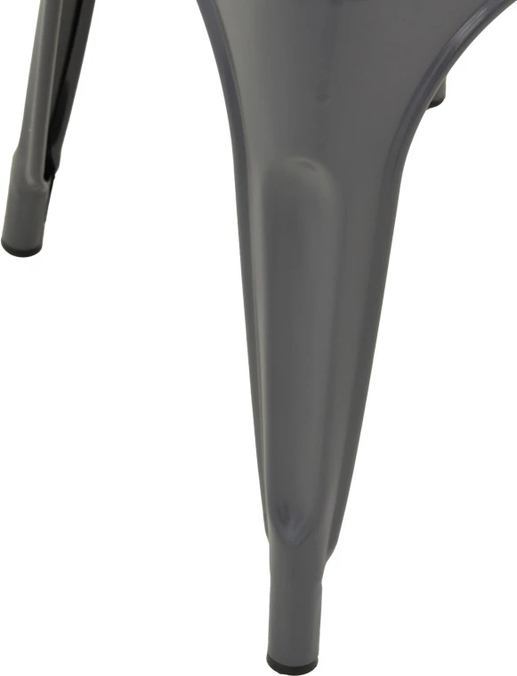 Karrige Utopia metalike, ngjyrë antraciti, 44x44x85cm