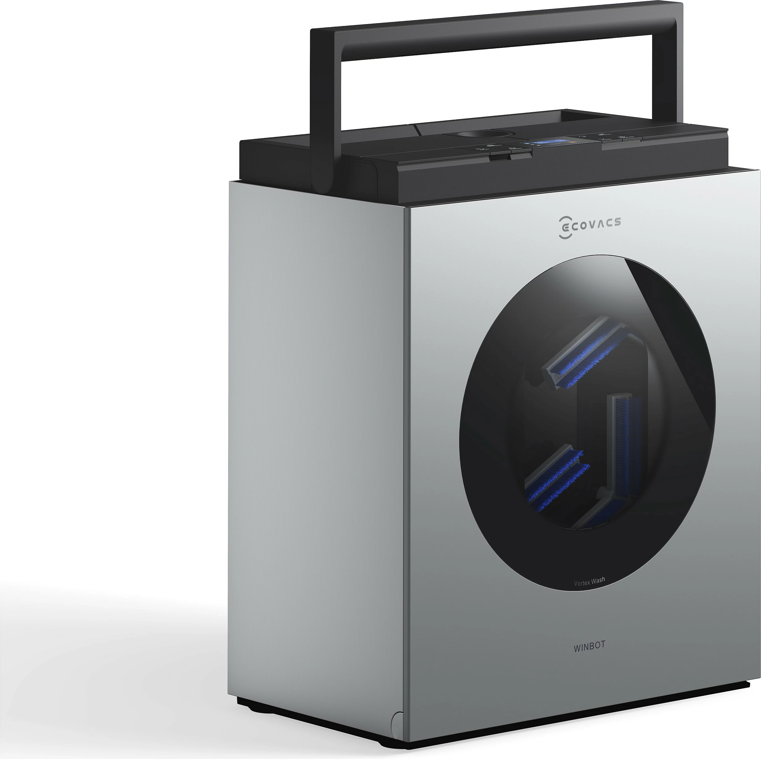 Robot pastrues dritaresh ECOVACS WINBOT W3 OMNI, 8000 Pa, 95 W, argjend/bardhë