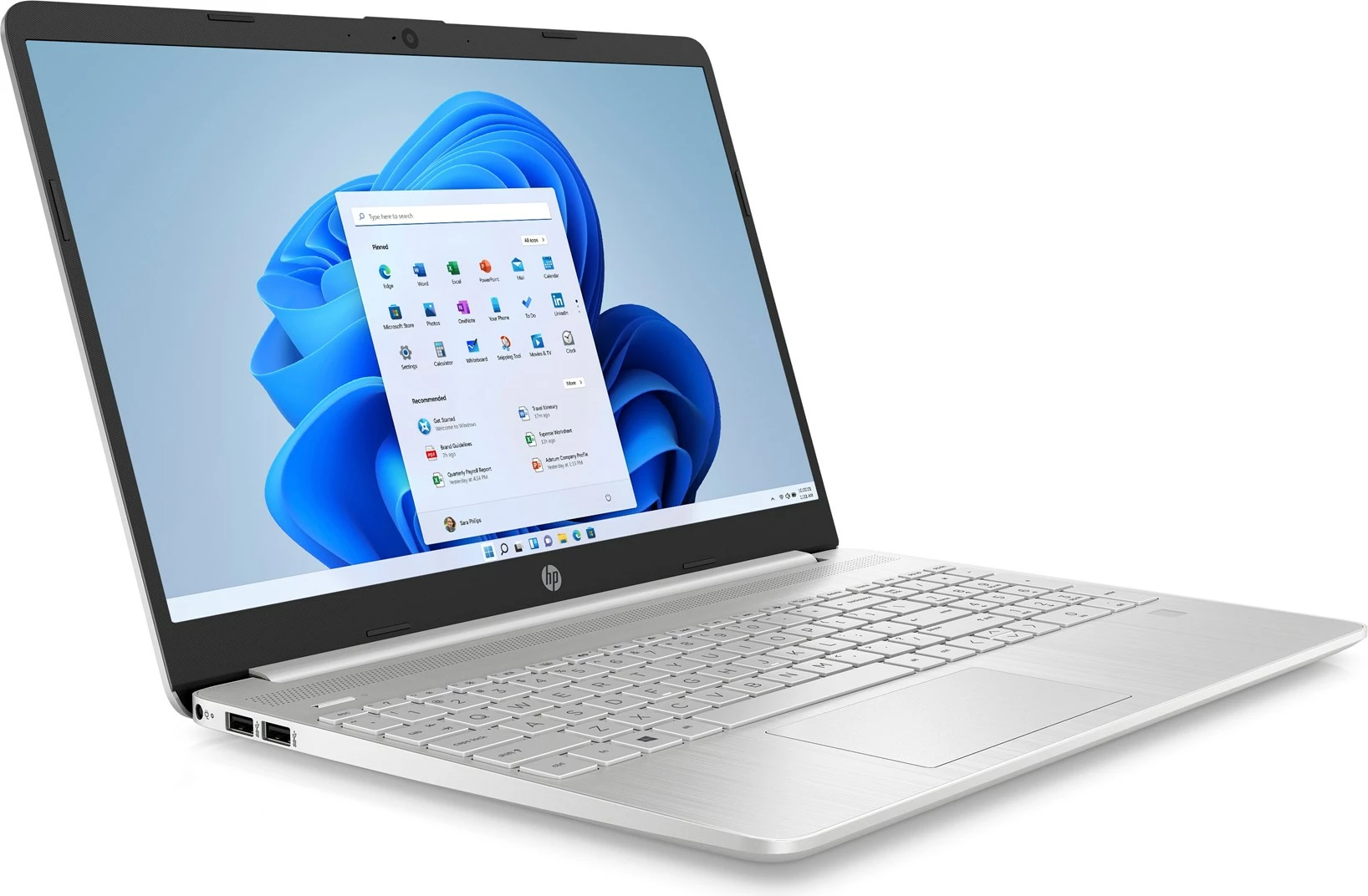 Laptop HP 15s-eq2289nw, 15.6", AMD Ryzen 3 5300U, 16 GB RAM, 1 TB SSD, Argjendtë