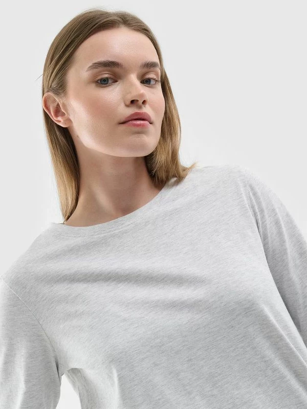 Maicë me mëngë të gjata oversize për femra 4f