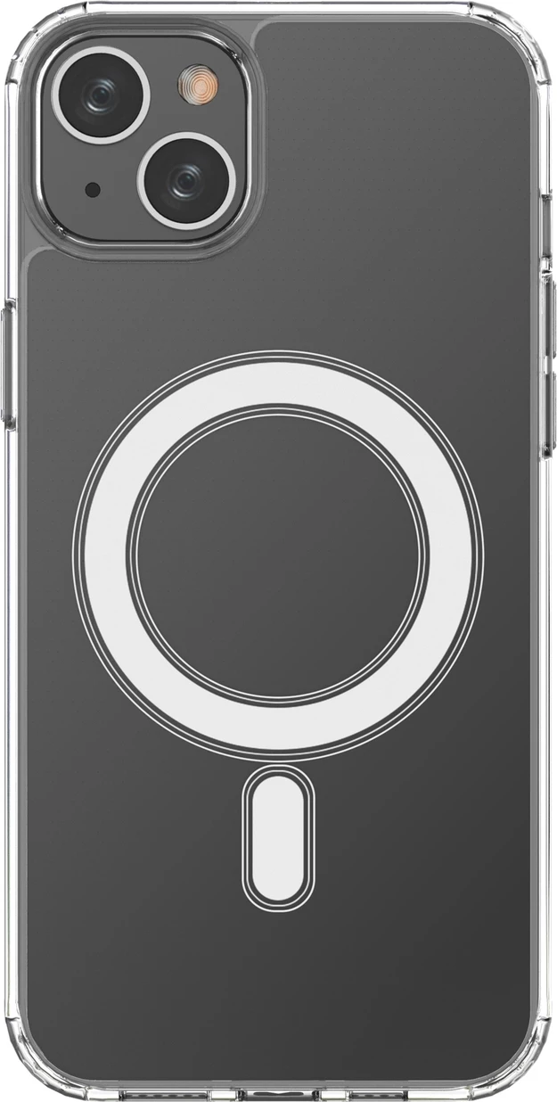 Mbështjellës Hurtel Magnetic Case MagSafe për iPhone 15 Plus, Transparent