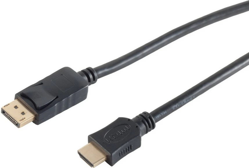 Kabëll adapter DisplayPort 1.2 në HDMI 3m, 4K, i zi