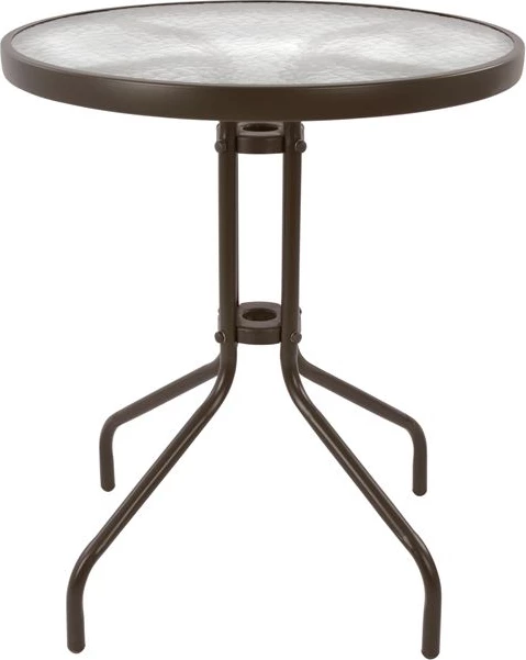 Tavolinë metalike Lima ngjyrë kafe '60x70cm FH5079.02