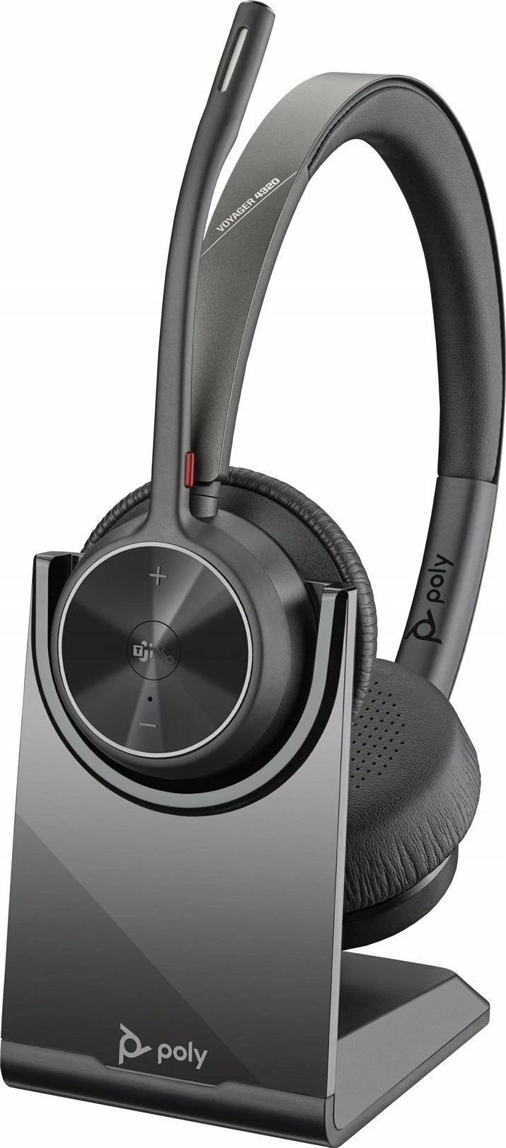 Kufje Poly Voyager 4320-M (77Z32AA), Bluetooth 5.1, wireless + USB-C, over-ear stereo, Microsoft Teams Certified, me BT700 dongle + charging stand, e zezë