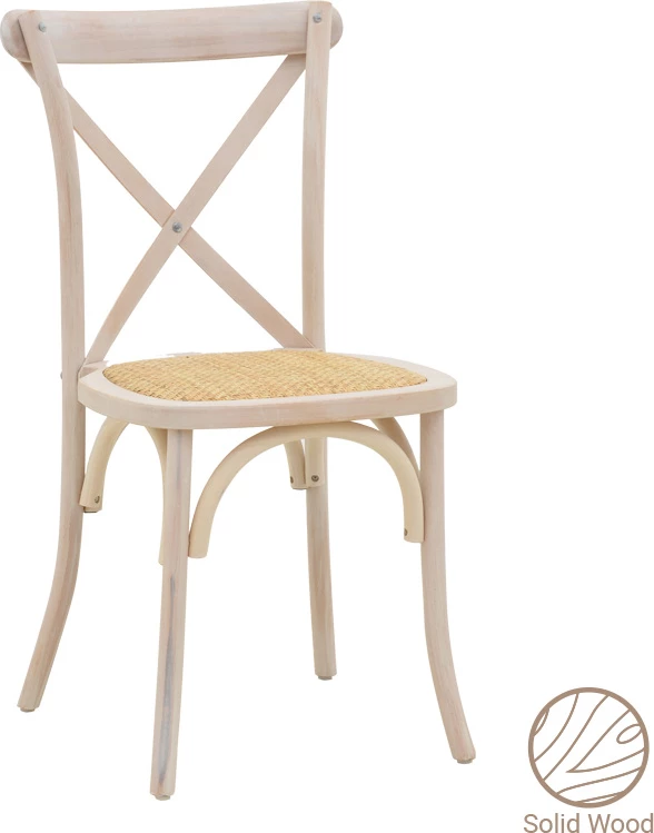 Karrige Dylon e grumbullueshme, dru ahu, sedilje natyrale prej ratan, 48x52x89cm