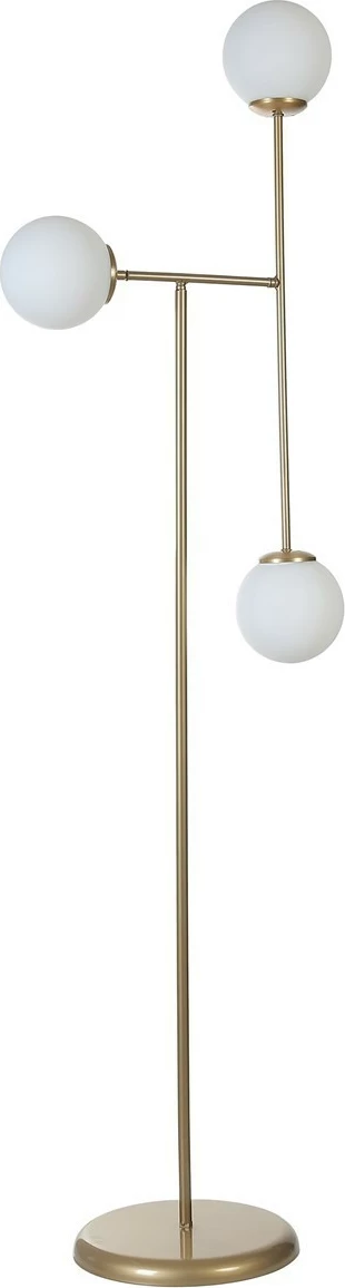 Llambë dyshemeje Opviq, 8821-2, e bardhë dhe ari, 168 cm