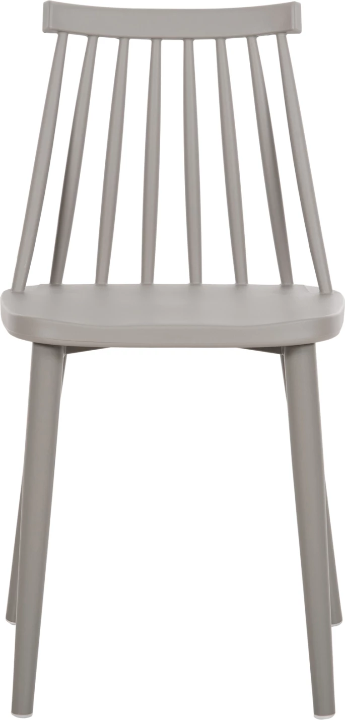 Karrige ngrënieje FH8052.22 Vanessa GRI me këmbë metalike GRI 42.5x44x81H cm., set prej 4 copë