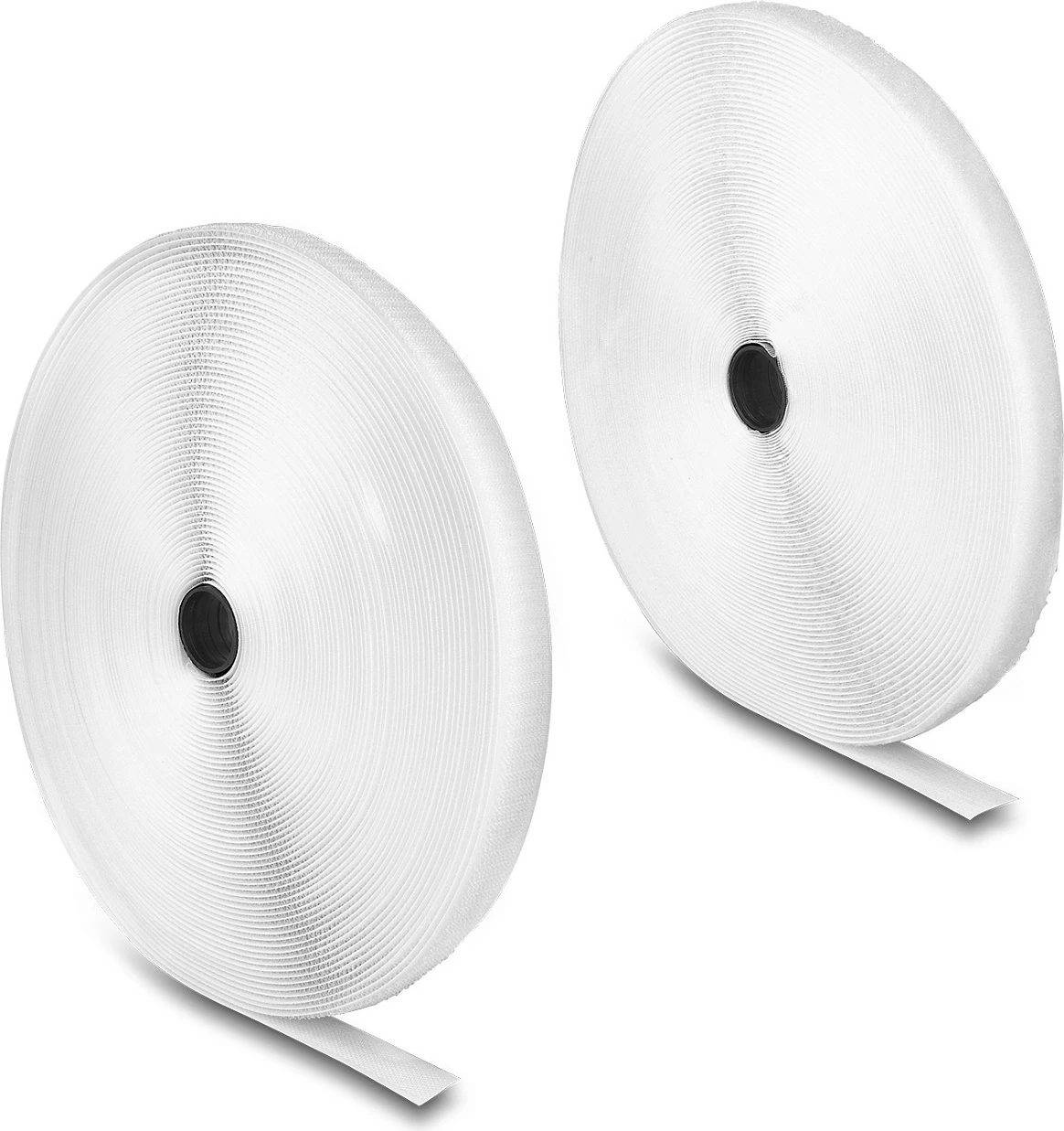 Shirit Velcro DeLOCK Heavy-duty, 25 m x 20 mm, i bardhë