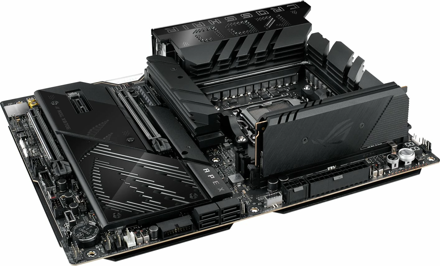 Pllakë amë Asus ROG Crosshair X870E Apex AM5 ATX DDR5 Wi‑Fi 7, e zezë, me antenë WiFi dhe fan kit