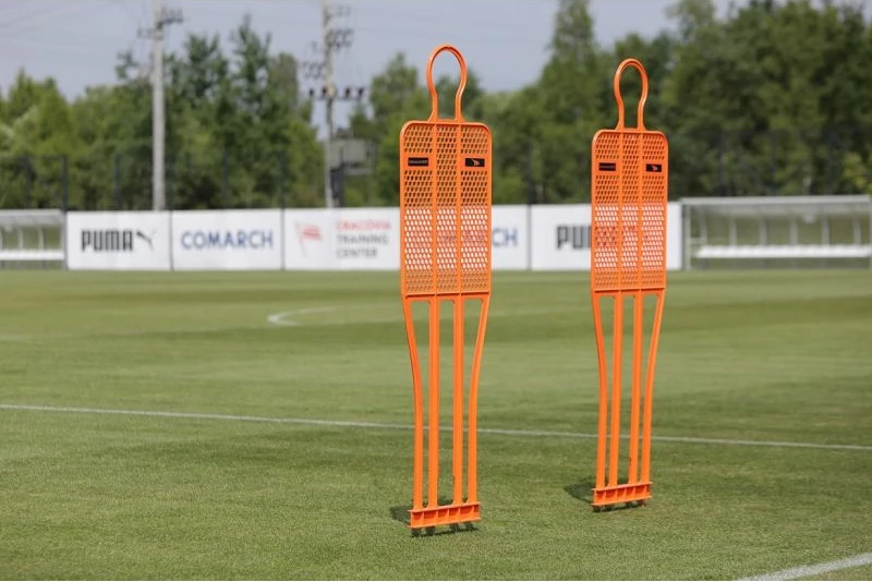 Mur futbolli Yakima PRO 180cm, portokalli
