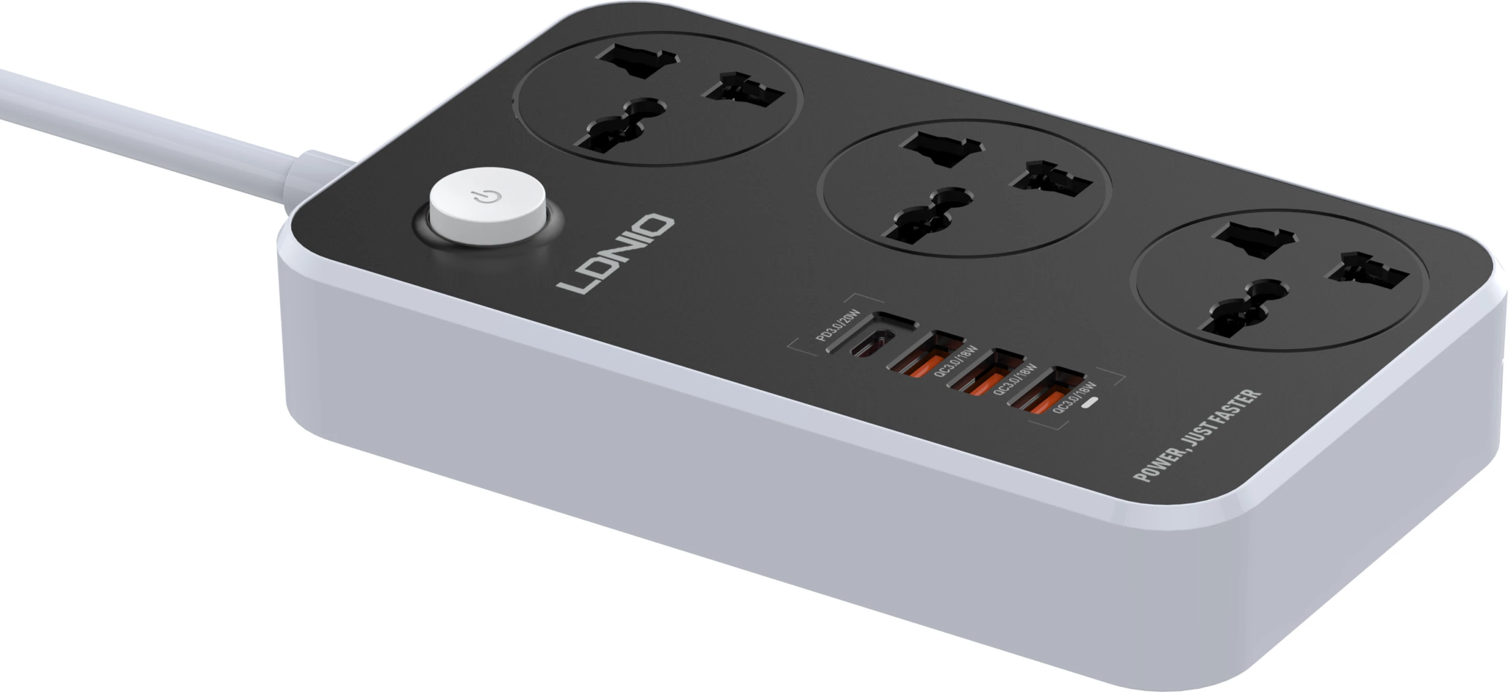 Prizë E Rrymës Me Kabëll 2 Metra LDNIO SC3412