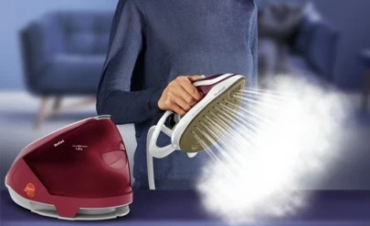 Hekur për hekursoje Tefal GV9220, i kuq / i bardhë 