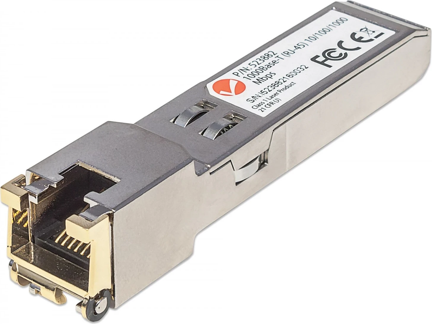 Moduli mini GBIC SFP Intellinet 523882, 1000Base-T RJ45, deri në 100m
