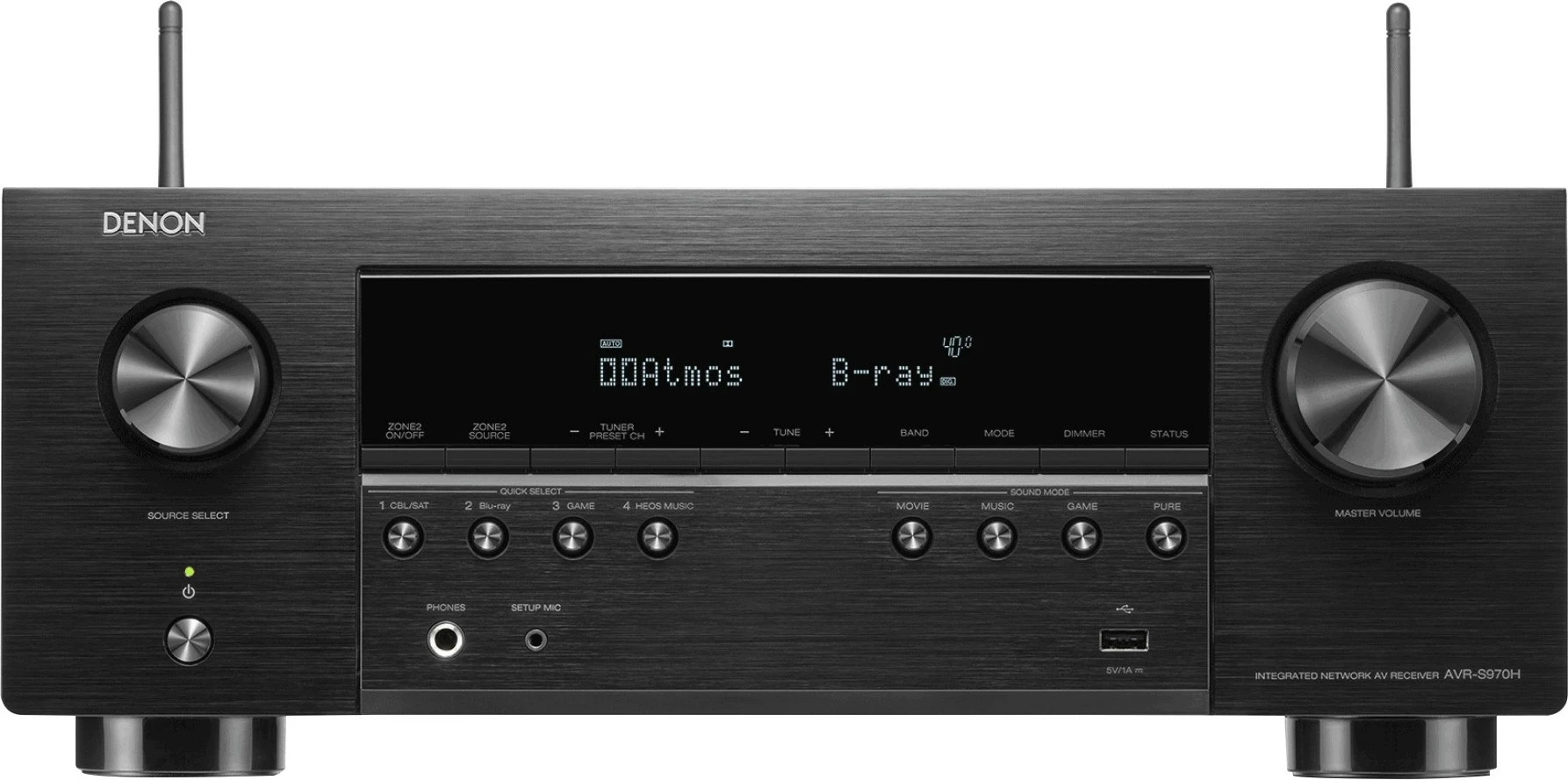 AV-Receiver Denon AVR-S970H 7.2-kanal, i zi