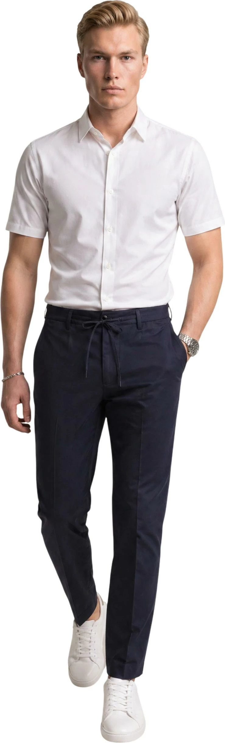 Këmishë për meshkuj Armani Exchange XM001566 AF19193, e bardhë [Madhësia: XXL]
