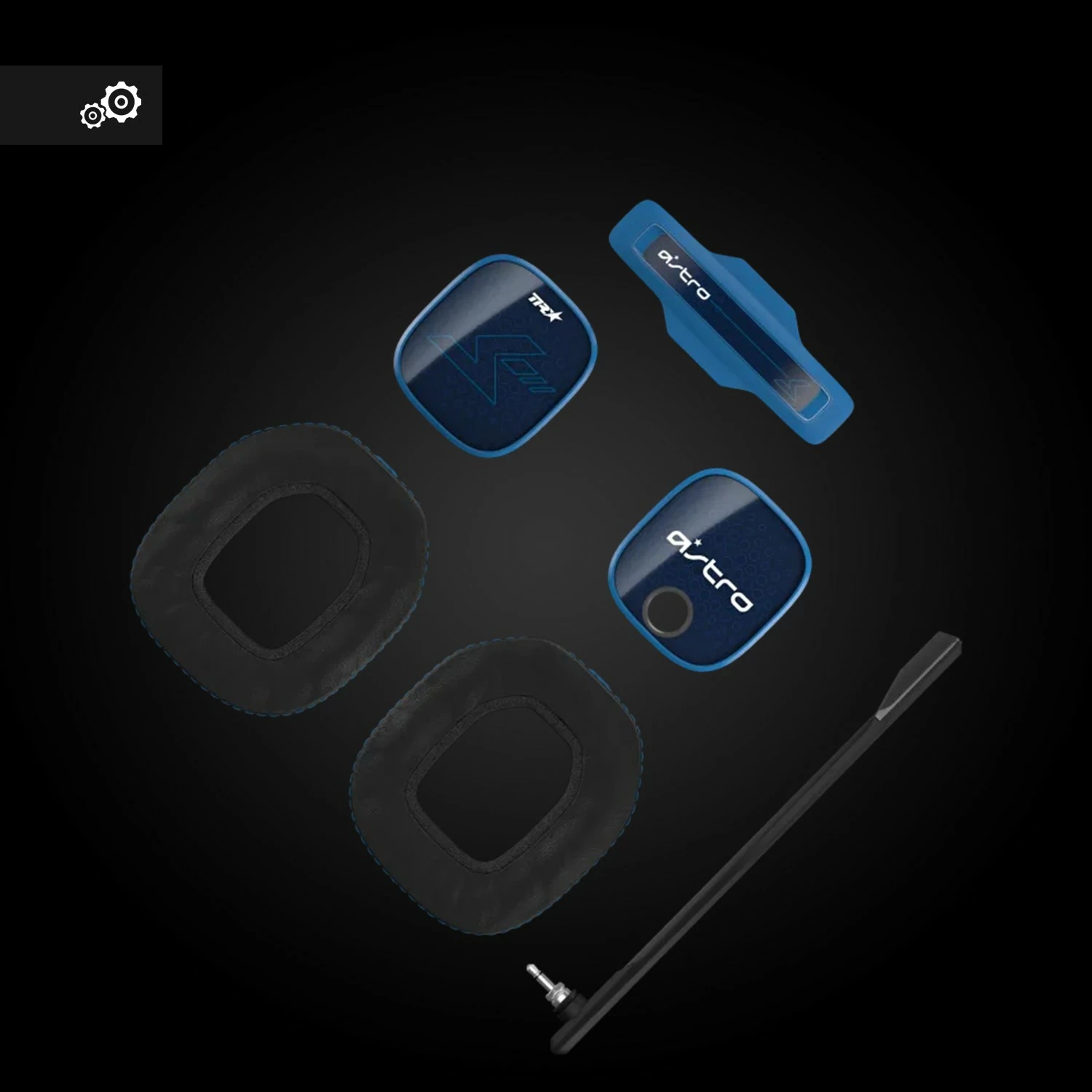 Kufje Logitech Astro A40 TR, për PS4, me kabllo, jack 3.5mm, zi/blu