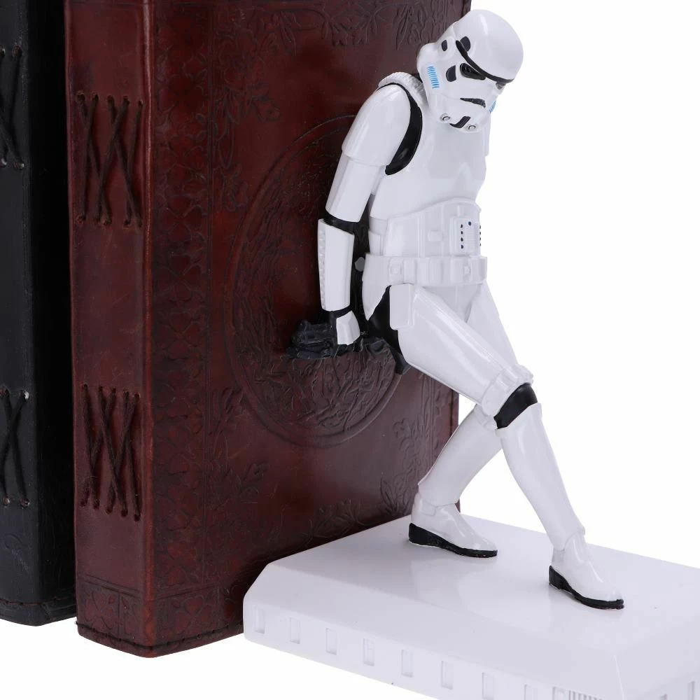 Mbajtëse librash NEMESIS NOW Stormtrooper 18.5 cm, set 2 copë, bardhë/zi