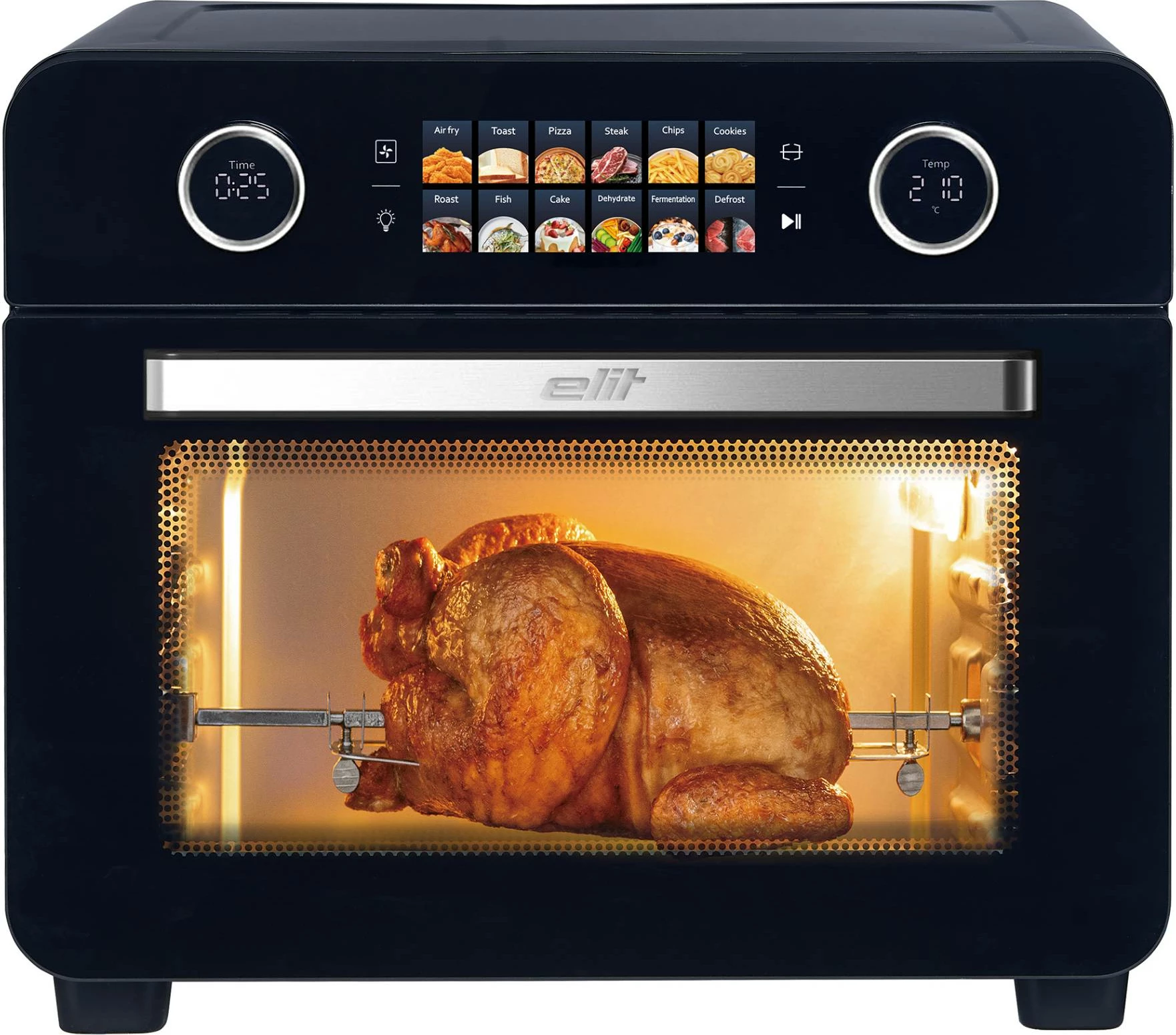 Furrë air fryer Elit NutriFry AF25L 25L 2250W, e zezë
