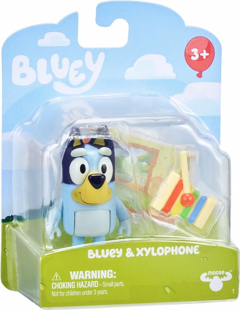 Figurinë Bluey Tm Toys BLU18040, Bingo & Dunny, plastikë, për fëmijë, shumëngjyrëshe, 1 copë