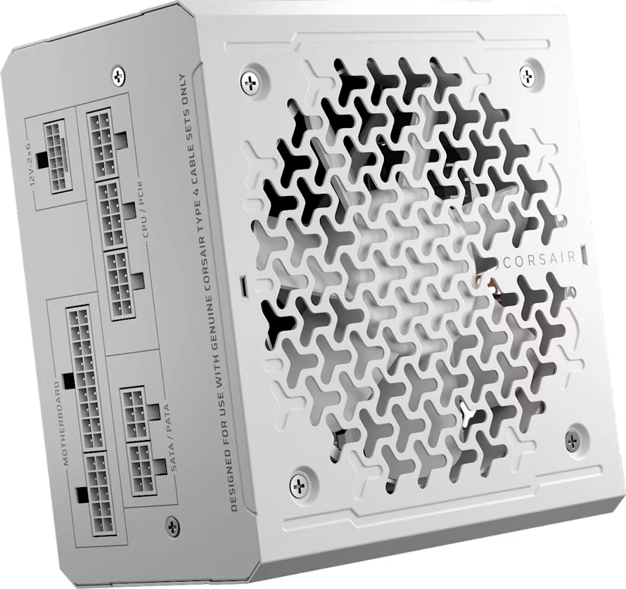 Power supply CORSAIR RM1000e 1000W ATX fully modular 80 Plus Gold e bardhë