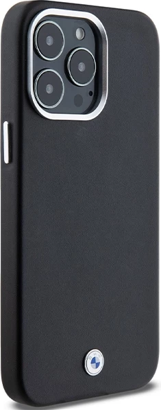 Mbështjellës BMW Signature Wrapped Metal MagSafe për iPhone 15 Pro Max, i zi