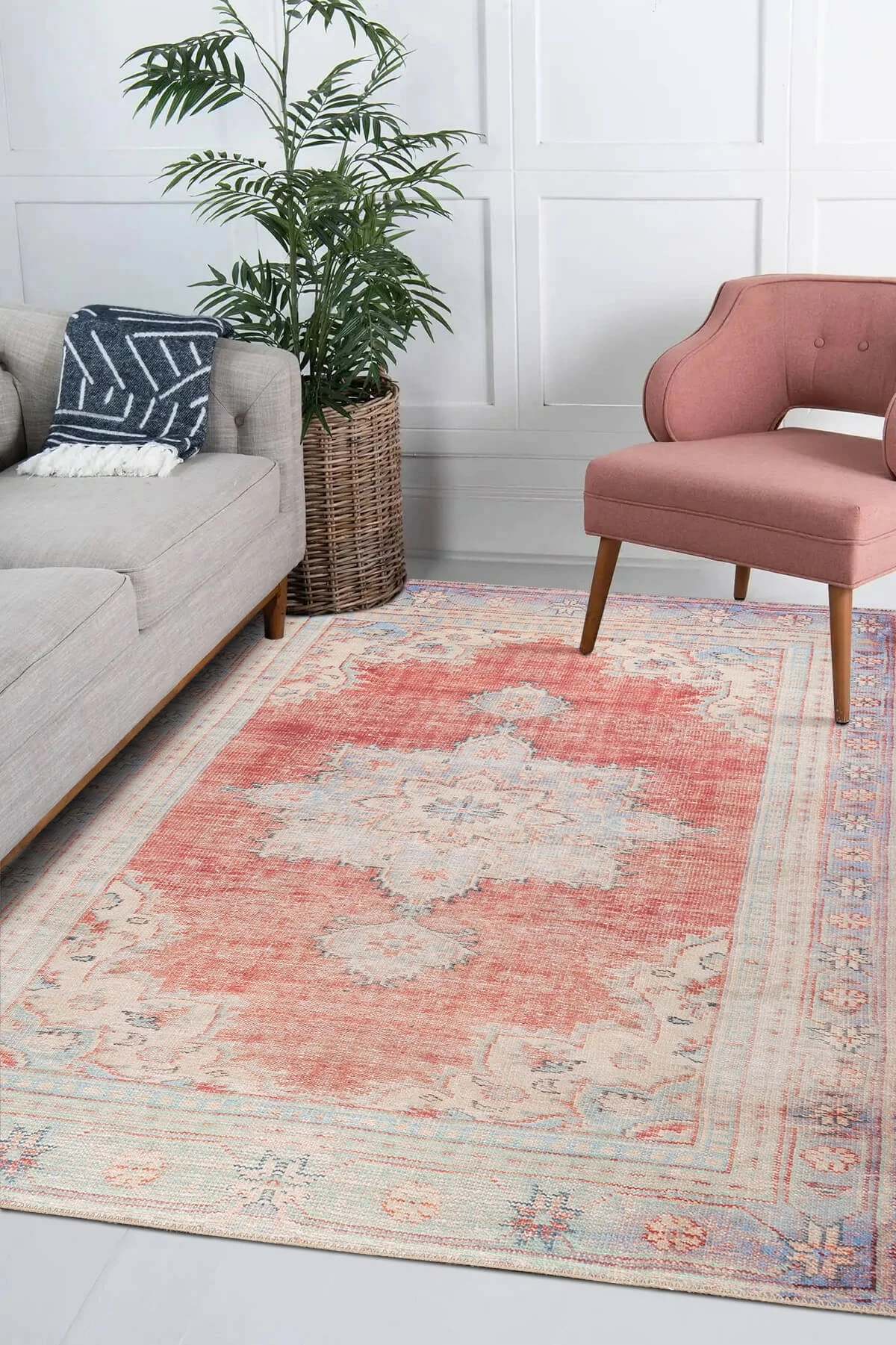 Qilim Conceptum Hypnose, Folk Chenille, i kuq, 210x310cm